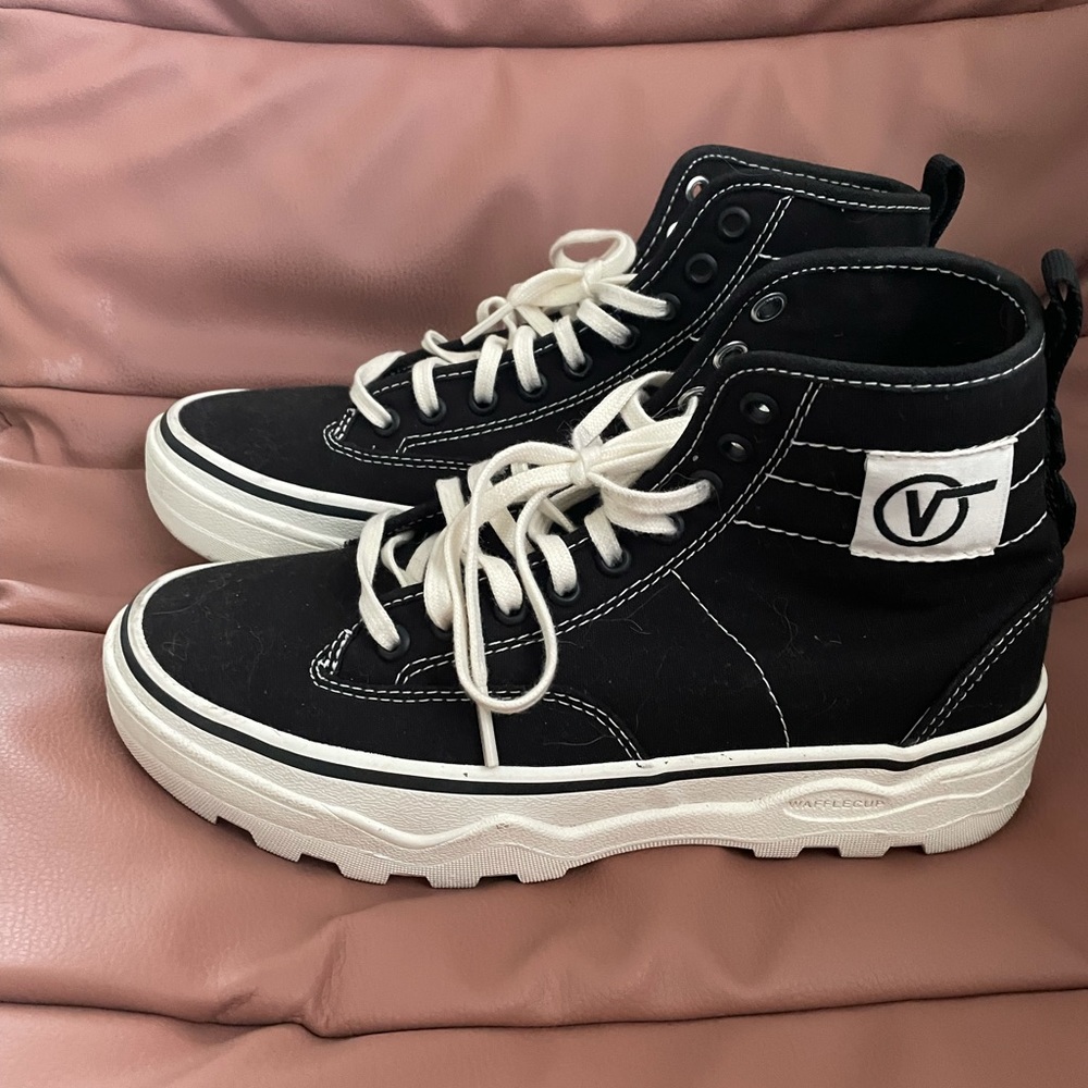 Black high top vans women’s